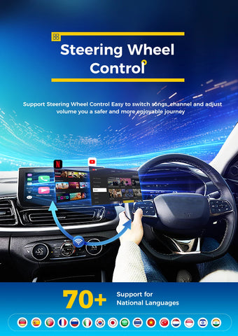 24.6inch Android 14 Touch Screen Car Stereo For Dodge Charger 2011-2019 Car Radio Player GPS Navigation CarPlay HeadUnit