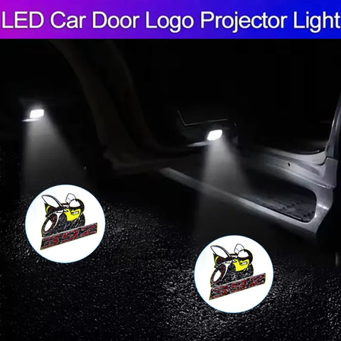 HD Car Door Welcome Light Led Projector Lamp For DODGE Challenger SRT Scat Pack Demon Charger Hellcat