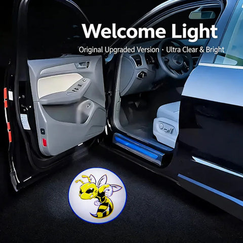 HD Car Door Welcome Light Led Projector Lamp For DODGE Challenger SRT Scat Pack Demon Charger Hellcat