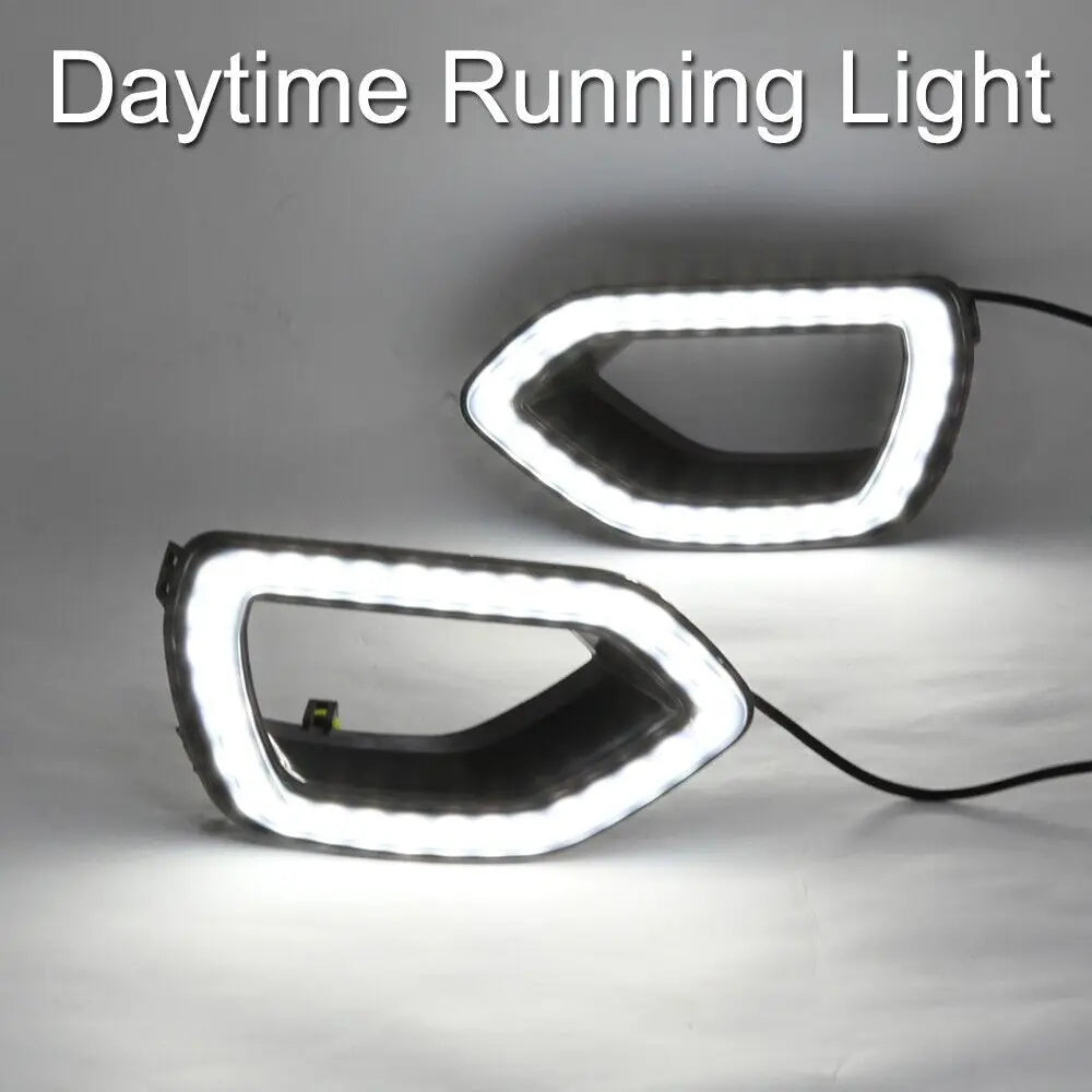 For 2015-2019 Dodge Charger SRT/Scat Pack LED Snorkel Lights w / DRL AddictiveLighting