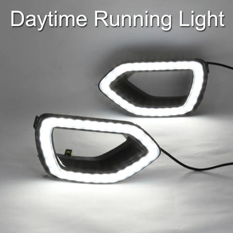 For 2015-2019 Dodge Charger SRT/Scat Pack LED Snorkel Lights w / DRL AddictiveLighting