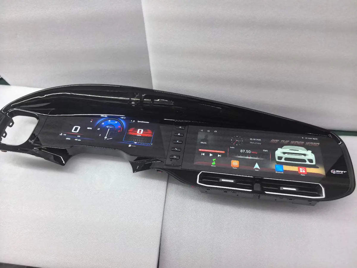 24.6inch Android 14 Touch Screen Car Stereo For Dodge Charger 2011-2019 Car Radio Player GPS Navigation CarPlay HeadUnit