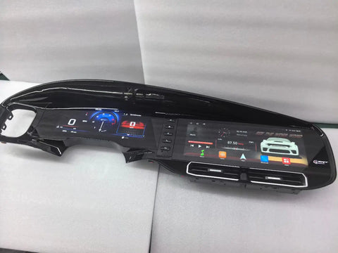 24.6" Android Car Radio and Digital Cluster For Dodge Charger 2011-2019 Auto Carplay Stereo Multimedia Player GPS DSP Head unit