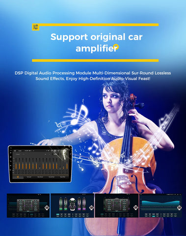 24.6" Android Car Radio and Digital Cluster For Dodge Charger 2011-2019 Auto Carplay Stereo Multimedia Player GPS DSP Head unit