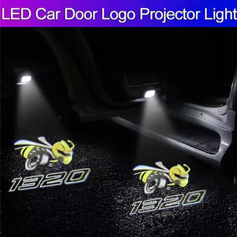 HD Car Door Welcome Light Led Projector Lamp For DODGE Challenger SRT Scat Pack Demon Charger Hellcat
