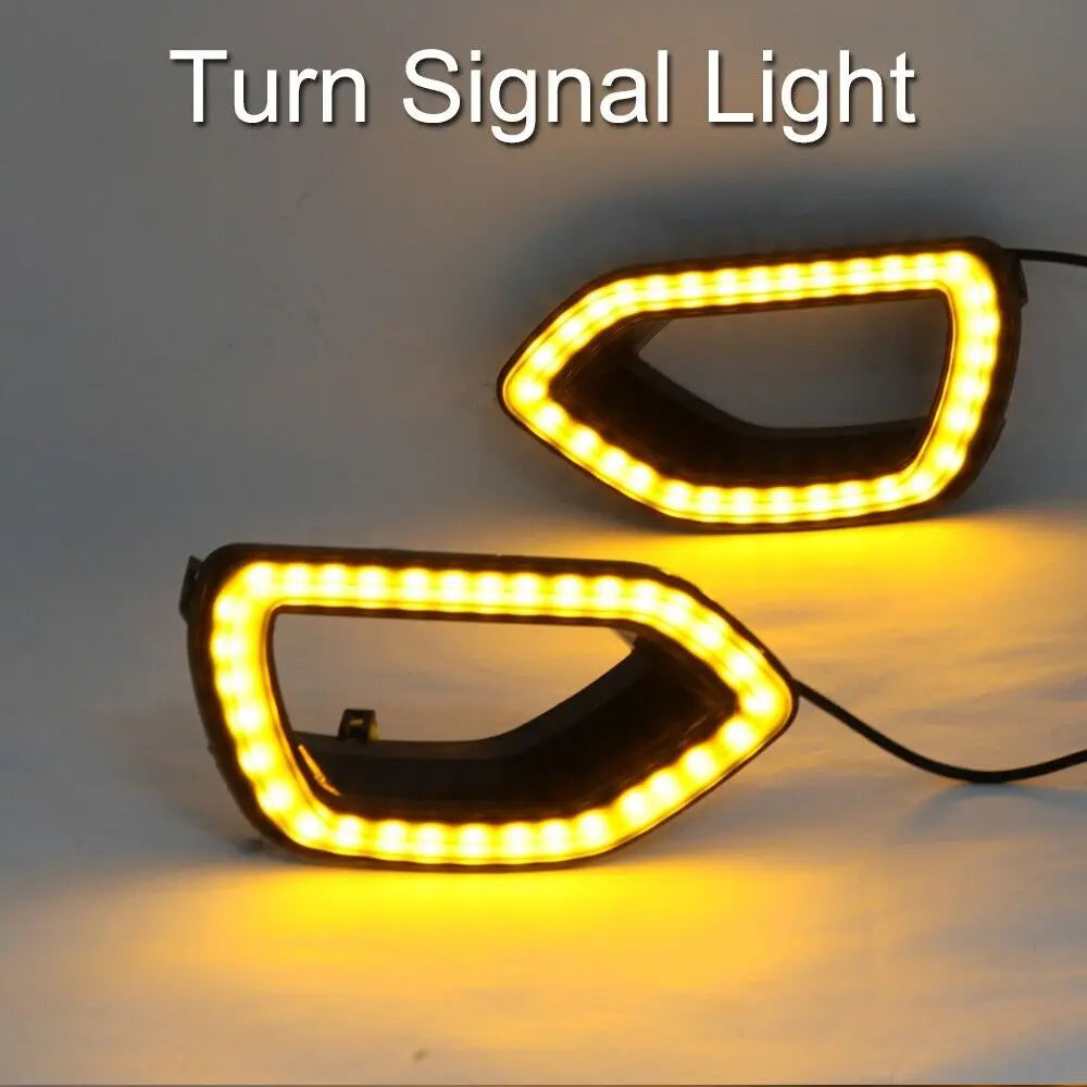 For 2015-2019 Dodge Charger SRT/Scat Pack LED Snorkel Lights w / DRL AddictiveLighting